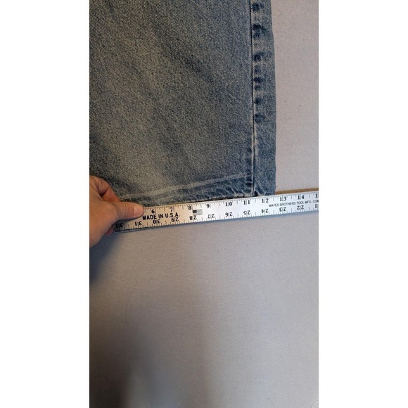 Vtg Brittania Denim Jean Shorts Mens 34 Waist Light Wash Jorts Retro 90s Y2K - Picture 8 of 10